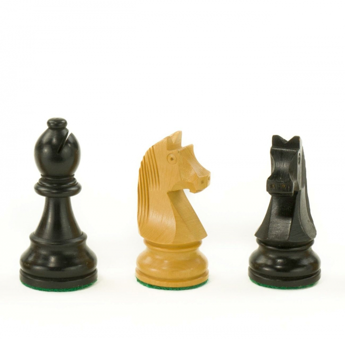 Piese sah Staunton Classic Ebonised, kh 101mm [2]
