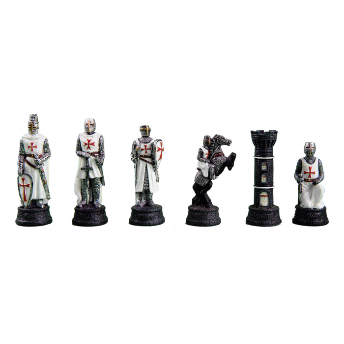 Piese sah tematice din ceramica - Cavalerii templieri [3]