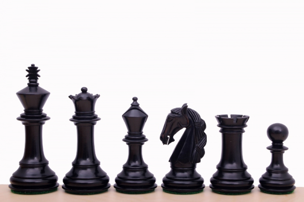 Piese sah lemn Staunton 7 COLUMBIA ebonized [3]