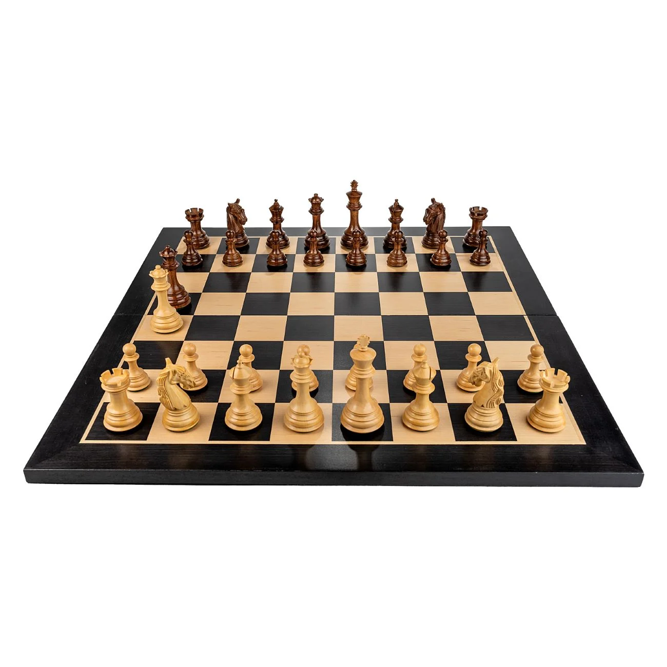 Piese Staunton 6 Columbia cu Tabla pliabila negru/artar + cutie la alegere (opțional) [2]