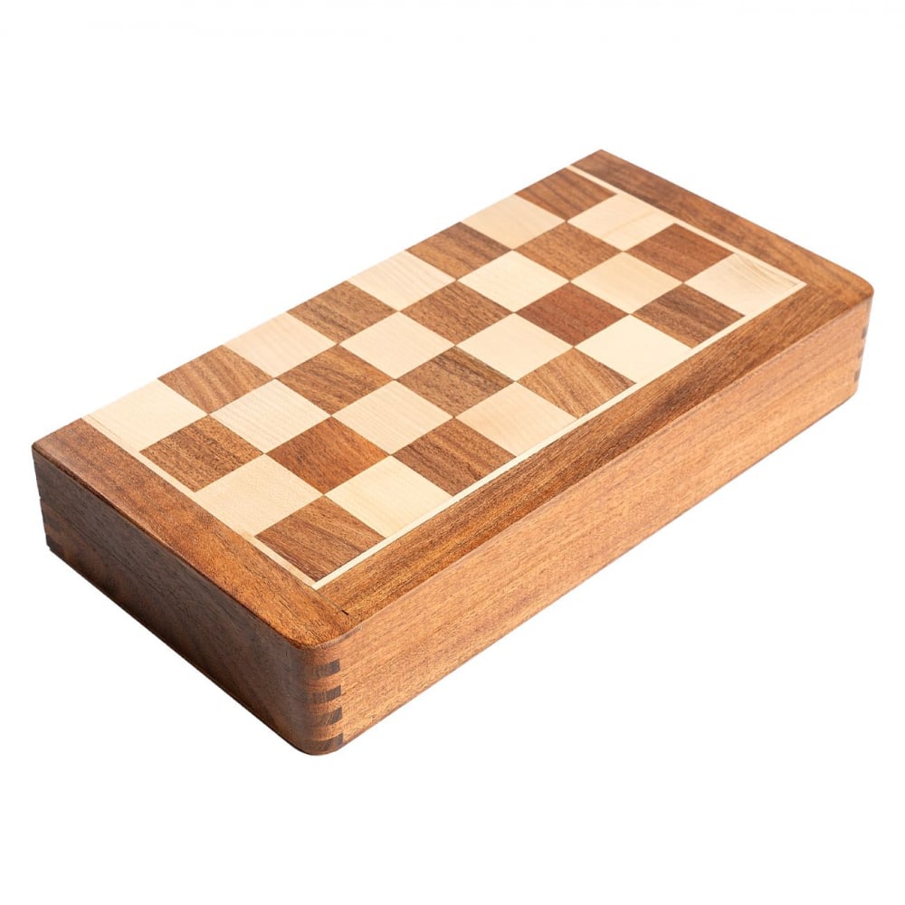 Sah magnetic lemn India, 25,5 x 25,5 cm [4]