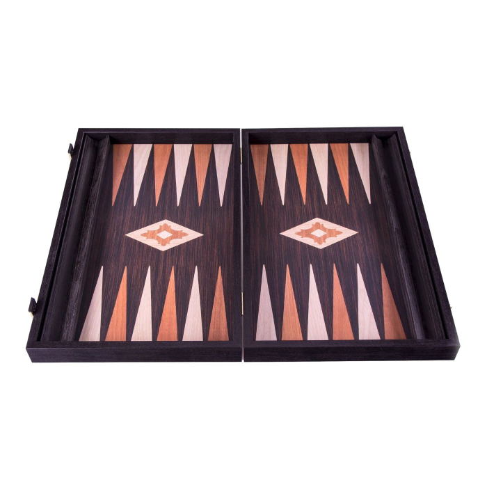 Set joc table/backgammon - aspect lemn wenge, Large [2]