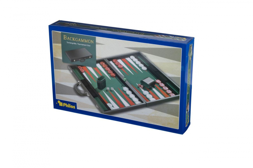 Set joc table/Backgammon in stil Casino - Mare - 53x64 cm - DESIGILAT [2]