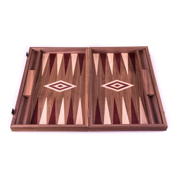 Set joc table/backgammon - Inlaid Nuc - 48 x 60 cm [3]