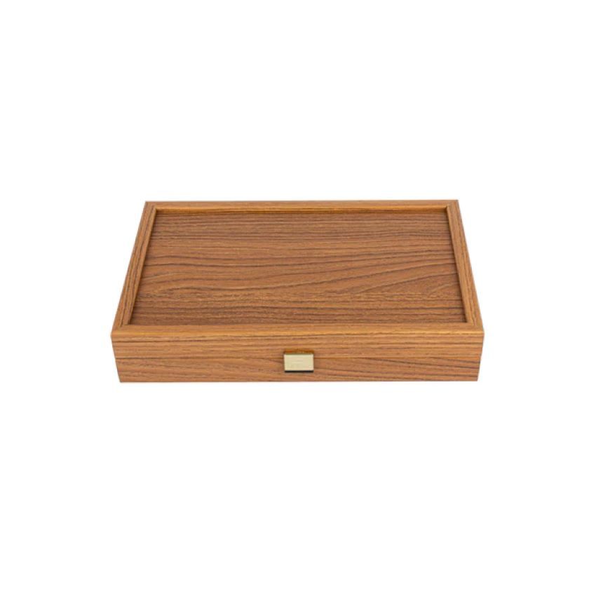 Set joc table/backgammon lemn cu aspect de nuc – 30 x 20 cm [3]