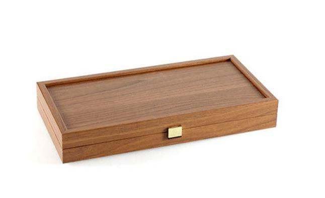 Set joc table/backgammon lemn cu aspect de nuc – 47 x 60 cm [2]