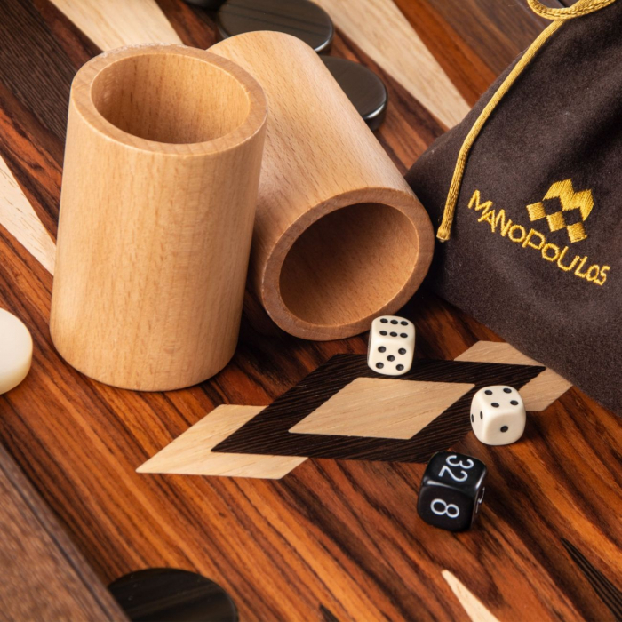 Set joc table backgammon palisandru Santos - 48 x 60 cm [6]