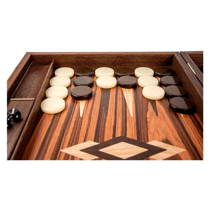 Set Joc Table Backgammon Palisandru Santos 48 X 60 Cm