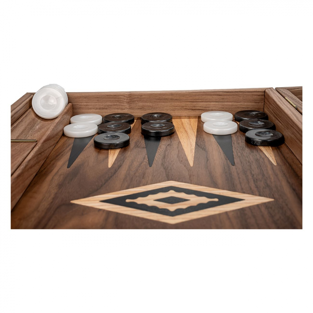 Set joc table / backgammon Walnut cu inserții negre [3]