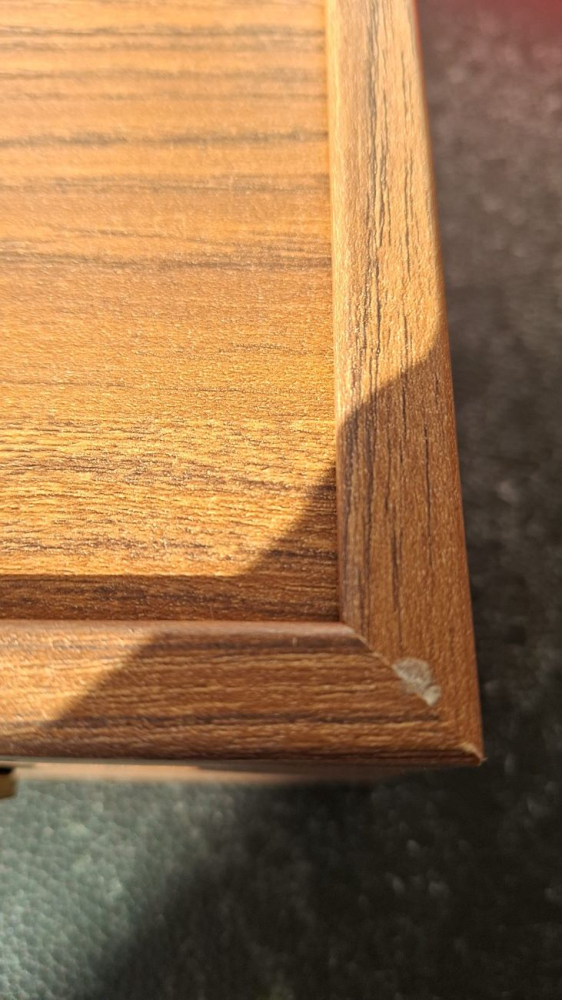 Set joc table/backgammon Walnut with Black &Oak points  48 x 50 cm - IMPERFECT [4]