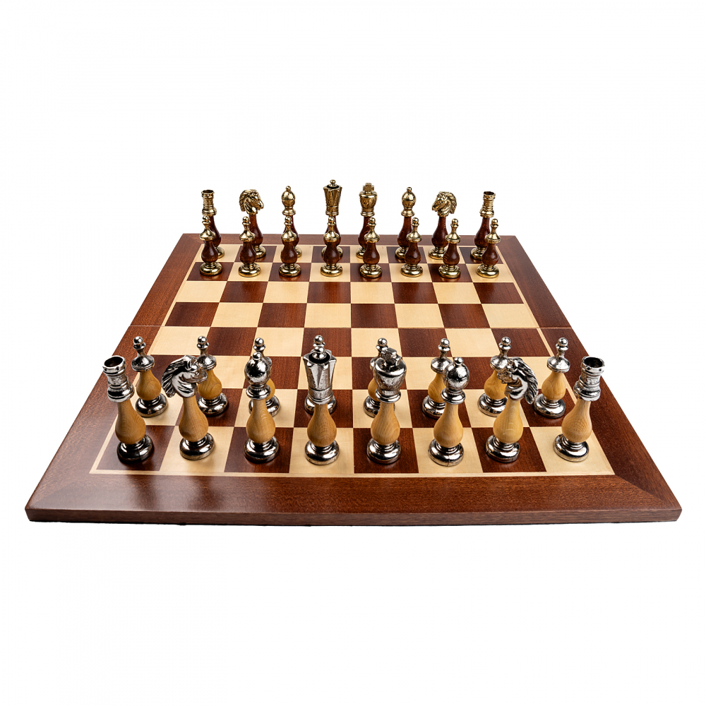 Set piese sah Arabic Style cu tabla mahon pliabila [5]
