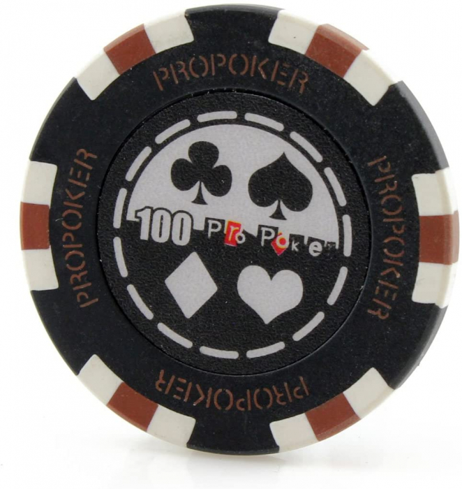 Set poker cu 500 chips-uri clay 14g model PRO POKER si servieta din aluminiu -Desigilat [3]