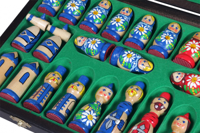 Set sah artizanal Babushka [5]