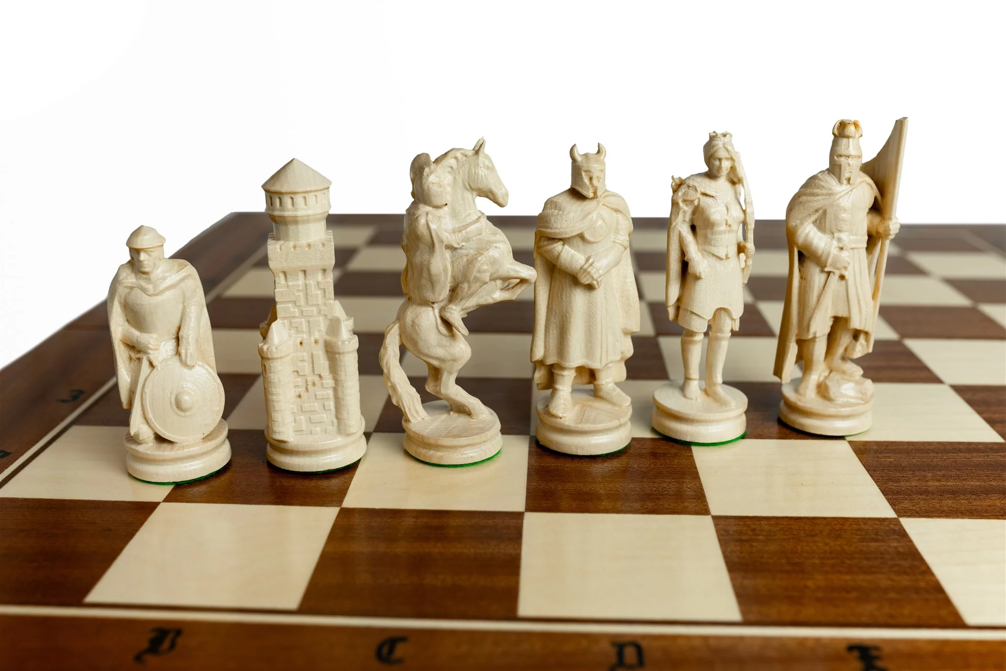 Set sah Artizanal- Cavaleri Medievali [3]
