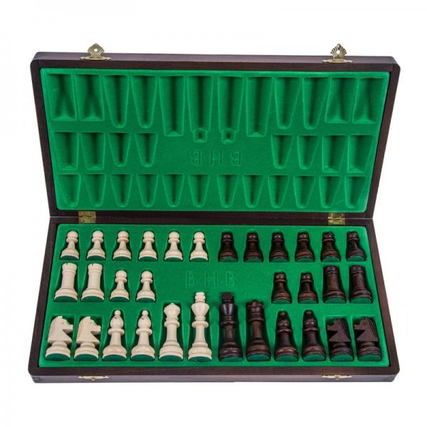 Set sah BHB no 4, inlaid nuc/artar - Imperfect [5]