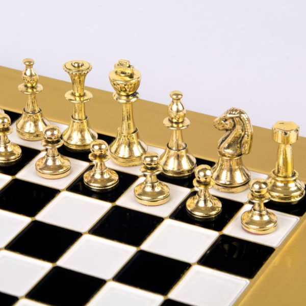 Set Sah si piese din metal Staunton [3]
