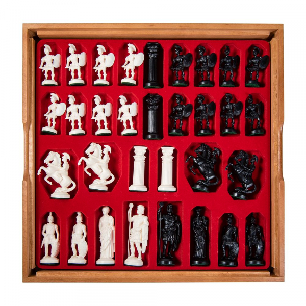 Set sah tematic - Roma Antica (tabla mare) [3]