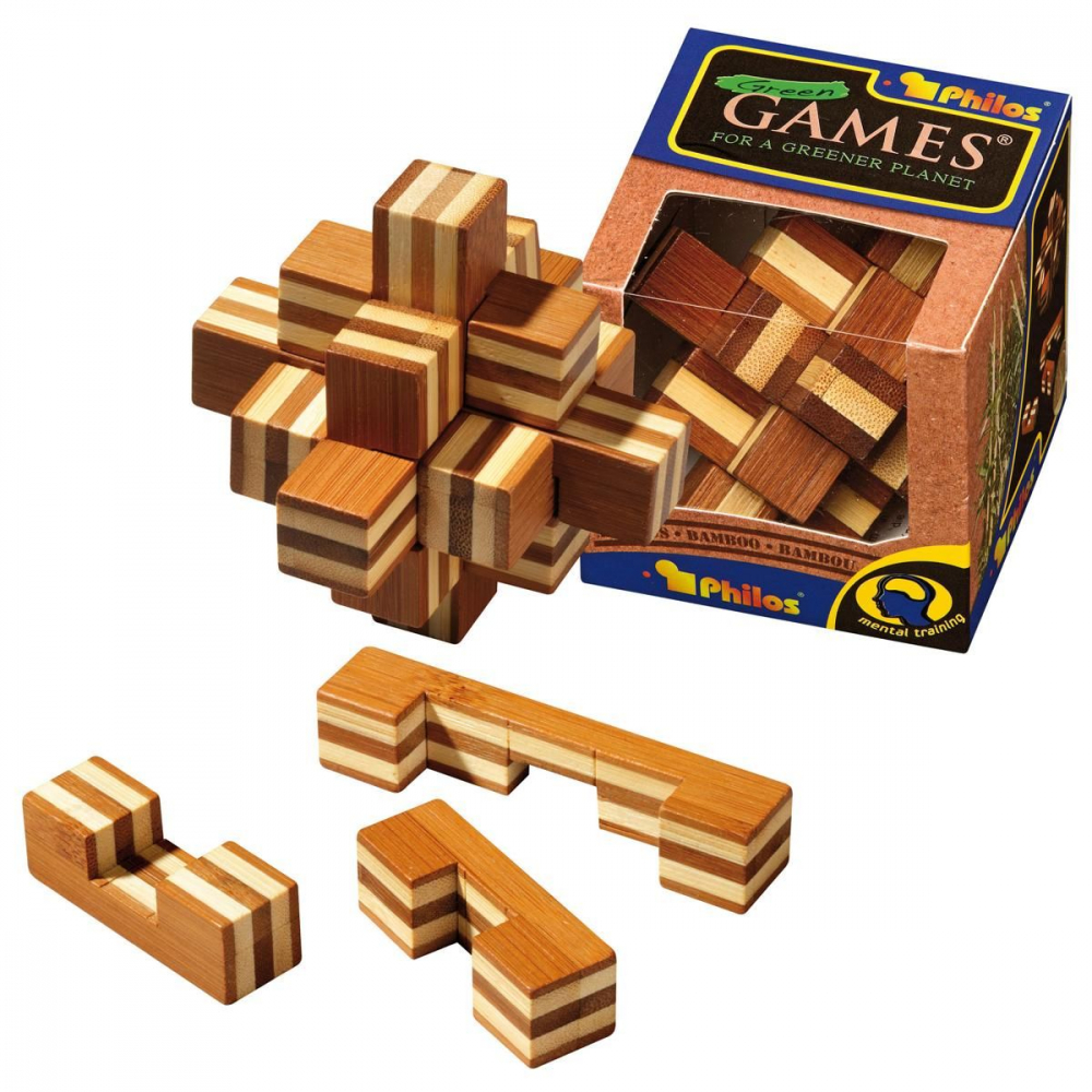 Star Puzzle 3D, Bambus [2]
