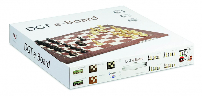 Tabla de sah electronica USB Rosewood (in cutie cadou) [2]