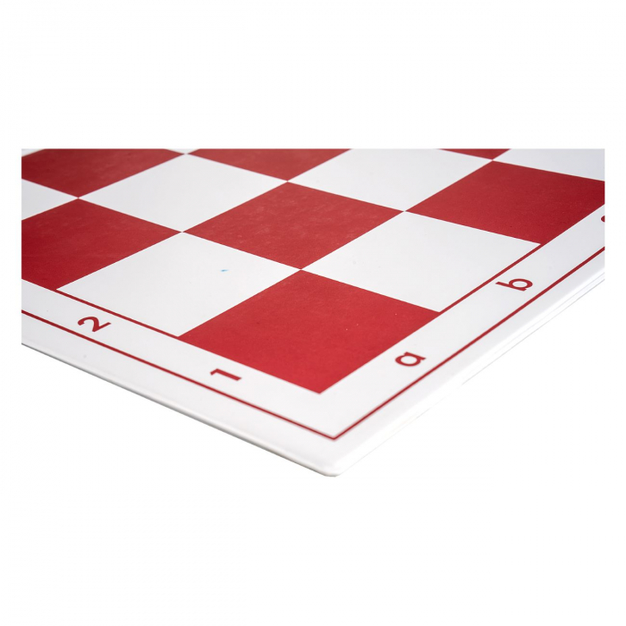 Tabla de sah pliabila PVC 51x51cm, patrat 57mm - Red [2]