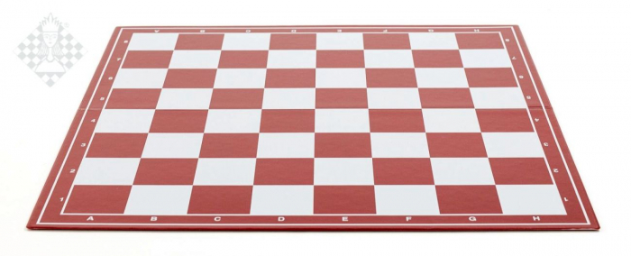 Tabla de sah pliabila PVC 49x49cm, patrat 55mm - Red [3]