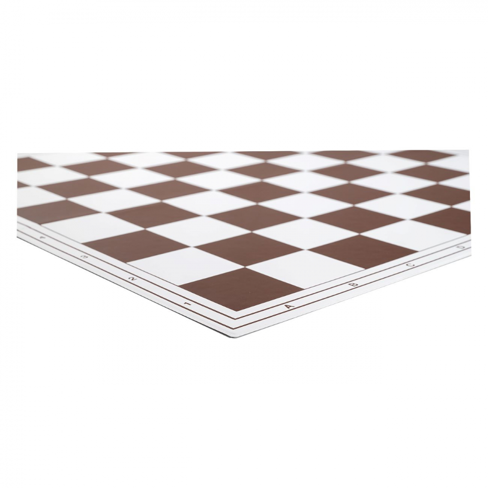 Tabla de sah pliabila PVC (alb-maro) , 55mm [2]