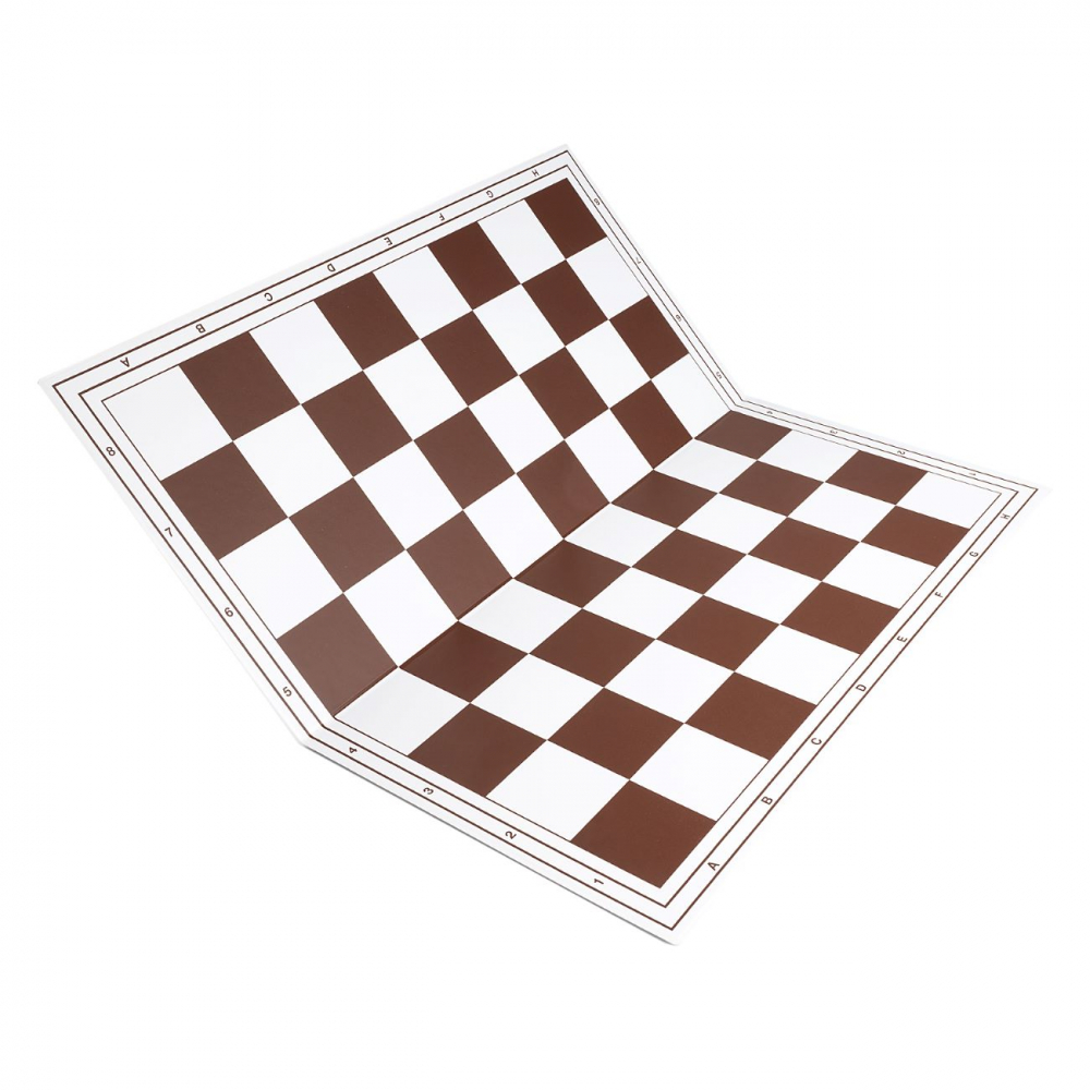 Tabla de sah pliabila PVC (alb-maro) , 55mm [3]