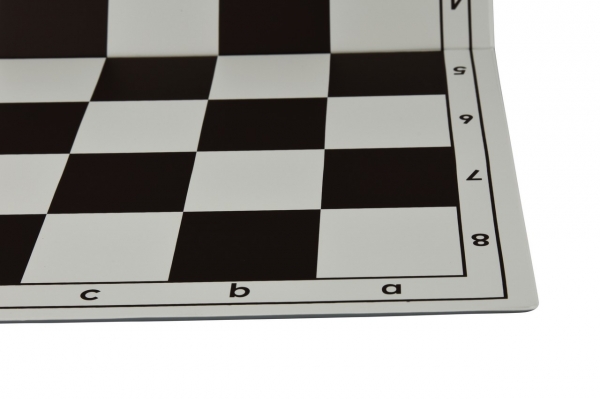 Tabla de sah pliabila PVC (alb-maro) 57 mm [2]