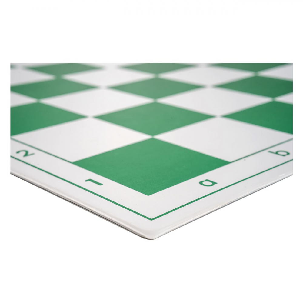 Tabla de sah pliabila PVC (alb-verde) 57 mm [2]