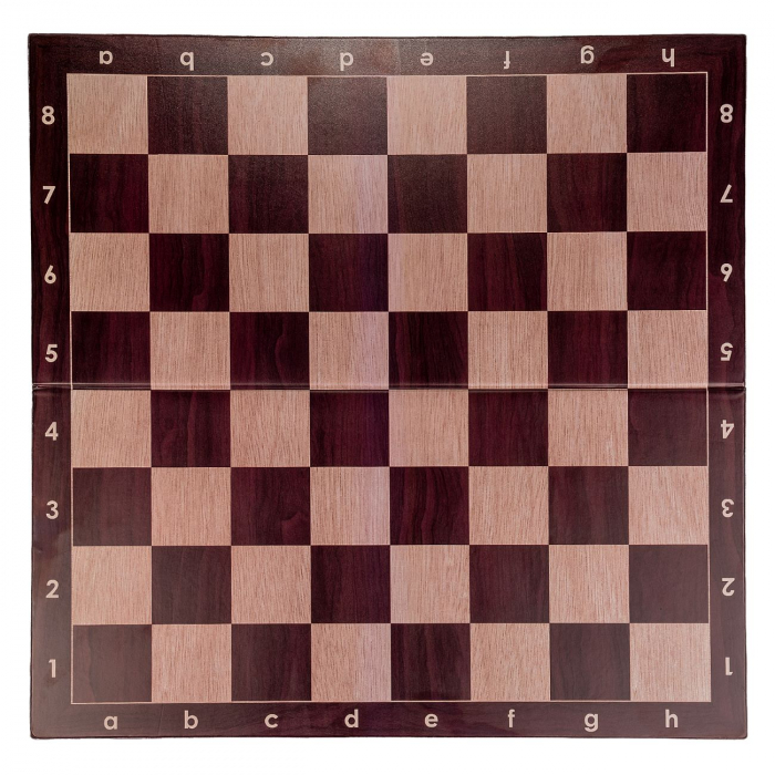 Tabla de sah pliabila PVC - Imitatie lemn, 57 mm - Imperfect