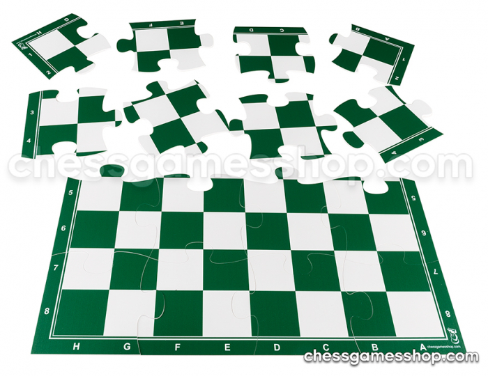Tabla de sah tip puzzle verde [2]