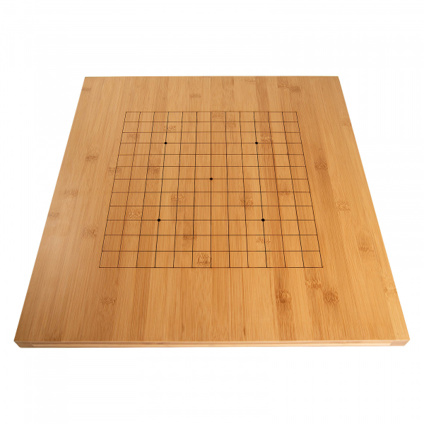 Tabla Joc Go profesionala (13x13 pe spate), lemn bambus 2 cm, cu linii gravate [5]