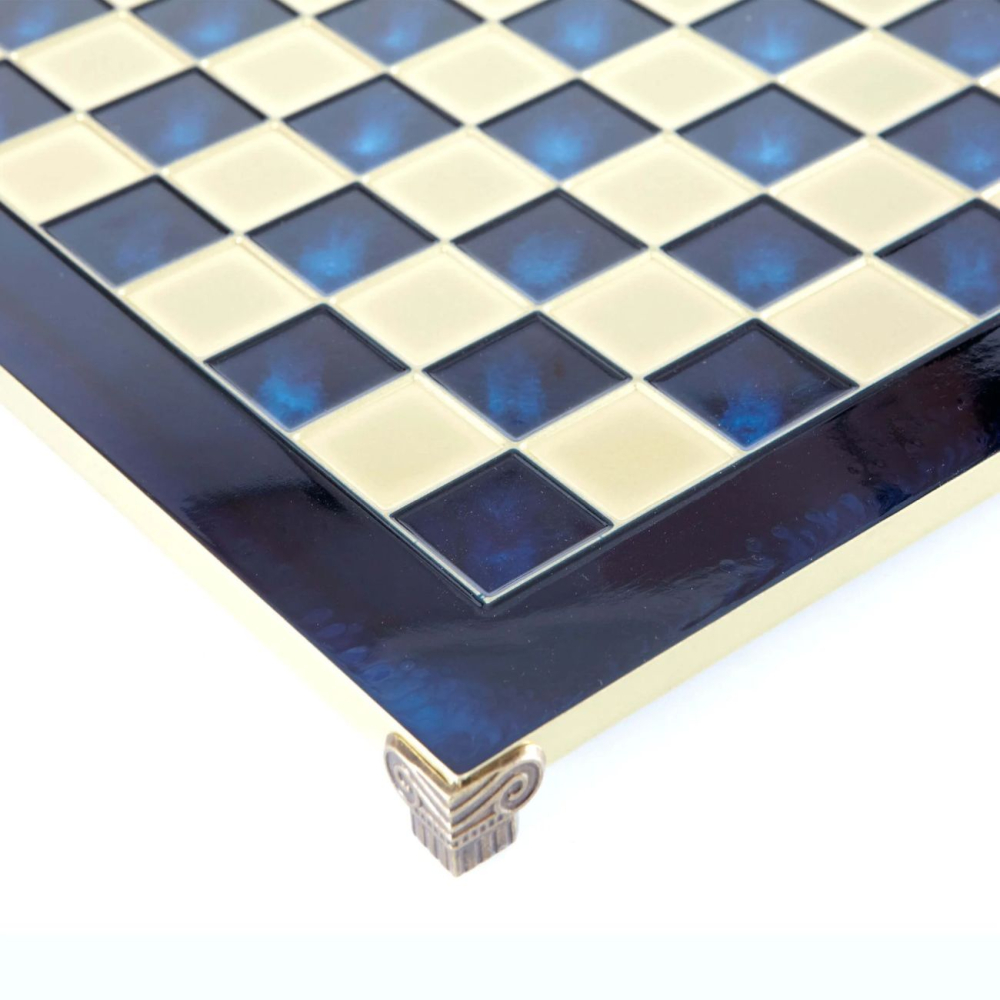 Tabla sah metal - Alama-Albastru - 44cm - Imperfecta [3]