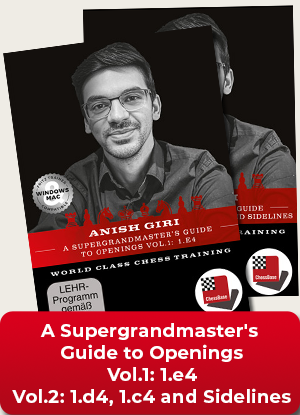 TRAINING VIDEO - CHESSBASE - A Supergrandmaster s Guide to Openings Vol.1  2 by  Anish Giri