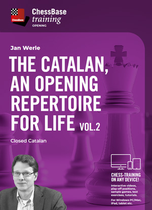 TRAINING VIDEO - CHESSBASE - The Catalan, an opening repertoire for life Vol.2 - Closed Catalan by  Jan Werle
