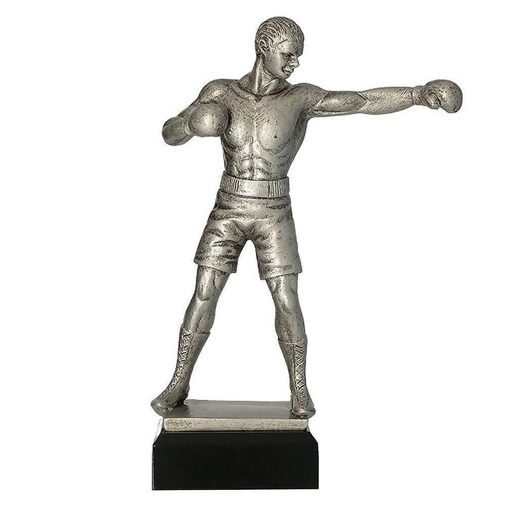 Trofeu Boxer Argintiu, 25cm
