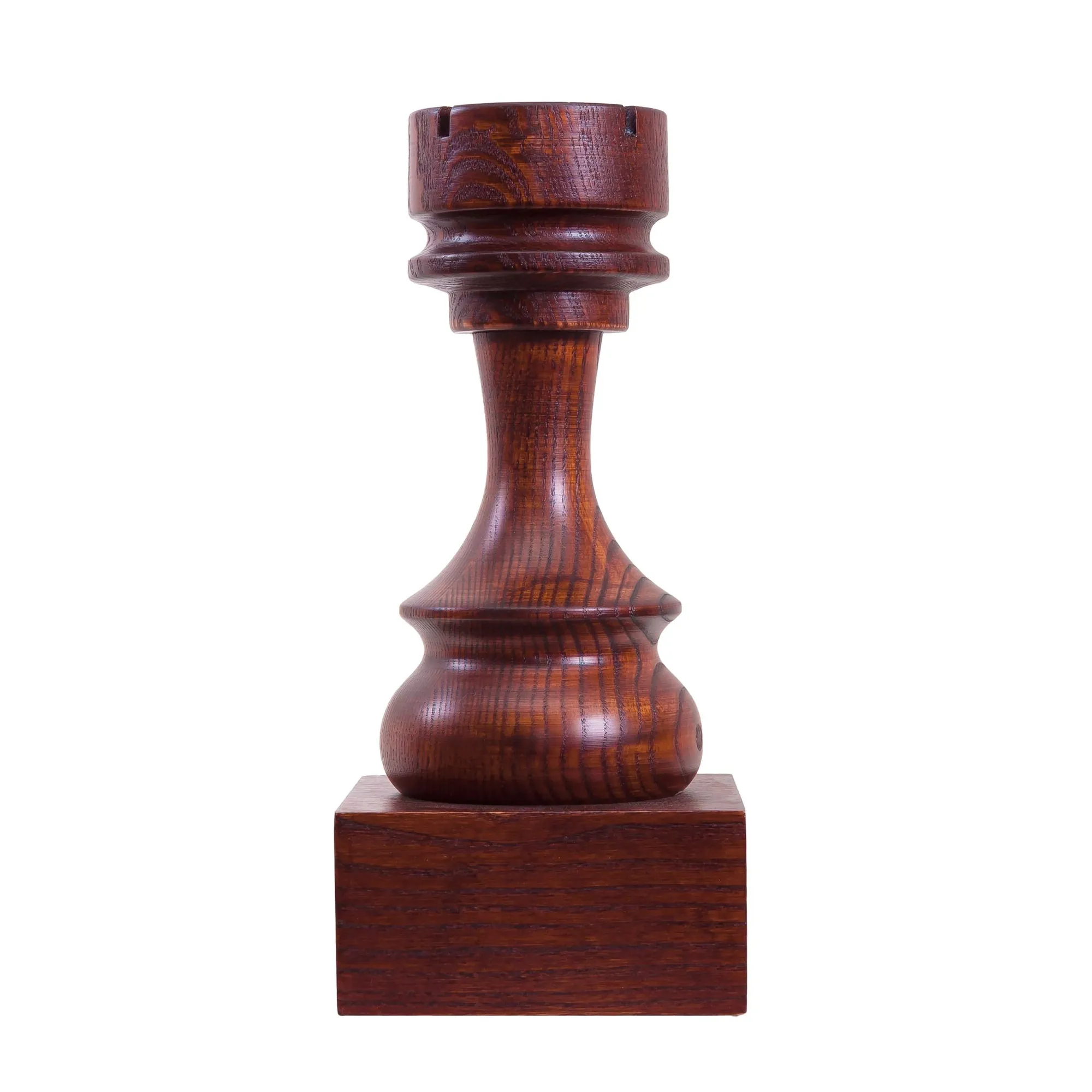 Trofeu sah  lemn -Turn negru