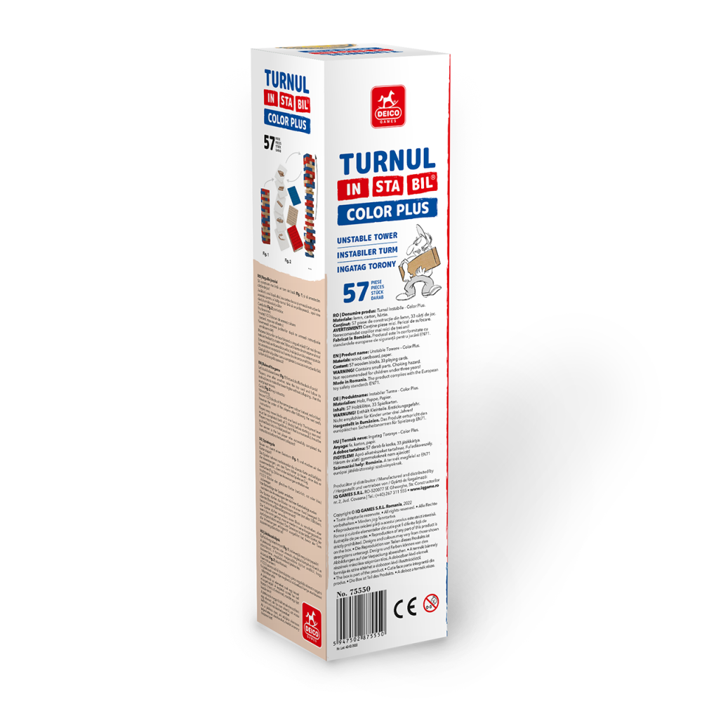 Turnul Instabil Color Plus – Joc de indemanare colorat [3]