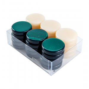 Jocuri - Puluri joc table - sidef Verde- d.36 mm