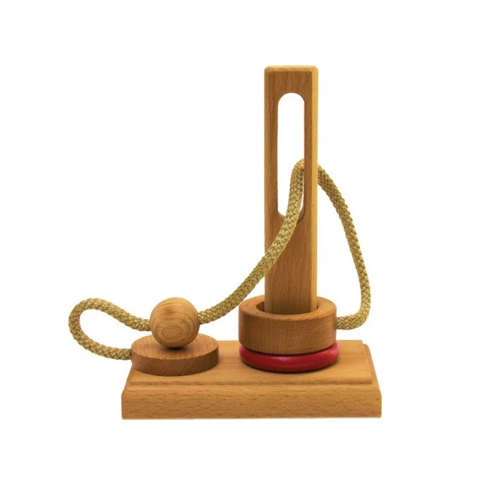 Jocuri logice/abstracte - 3D Puzzle Basic #3 – puzzle din lemn cu provocare noua