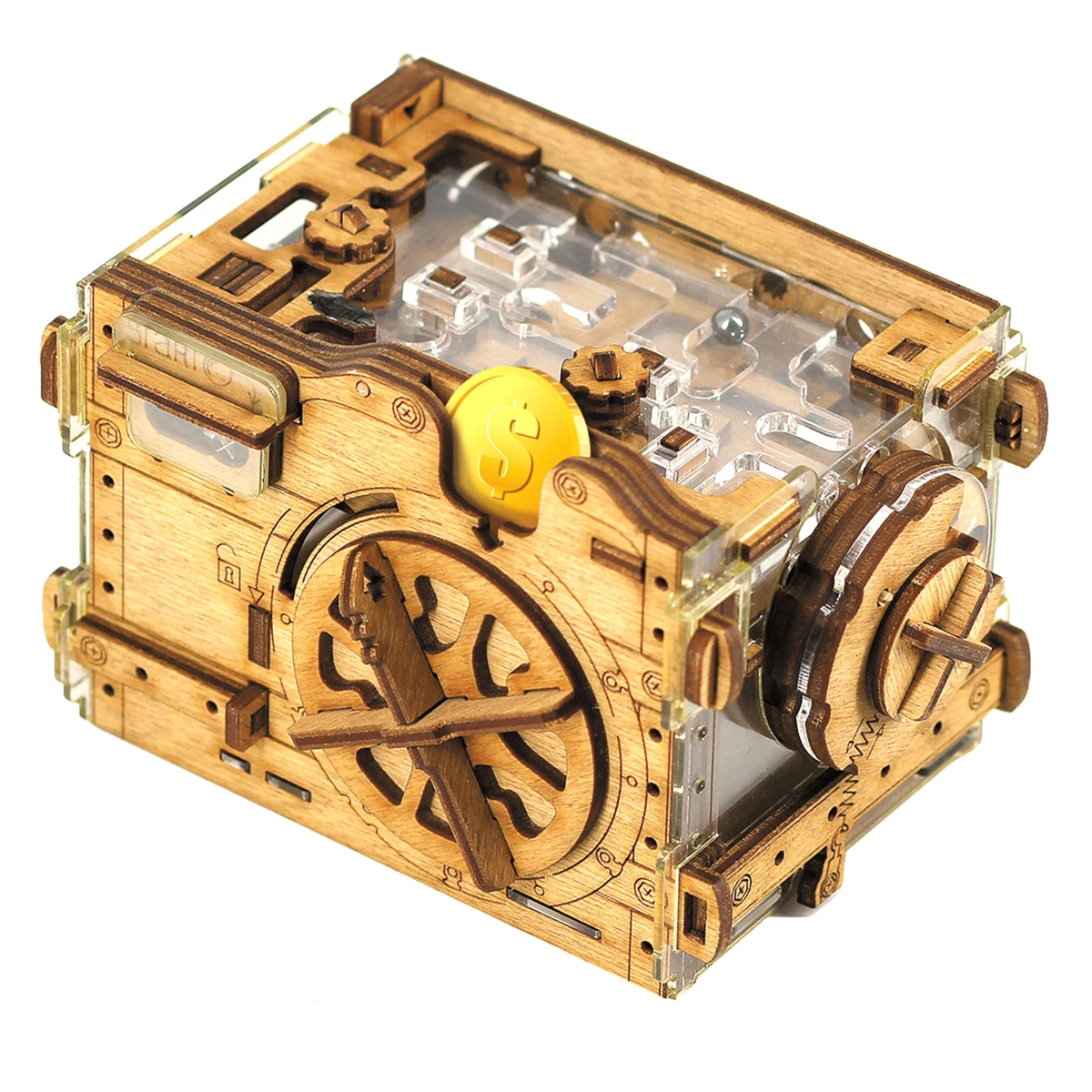 Jocuri logice/abstracte - A-maze-ing Safe - Marble Run Puzzle Money Box