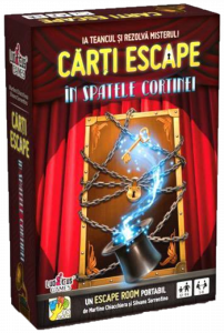 Jocuri de petrecere - Cărți Escape - În spatele cortinei