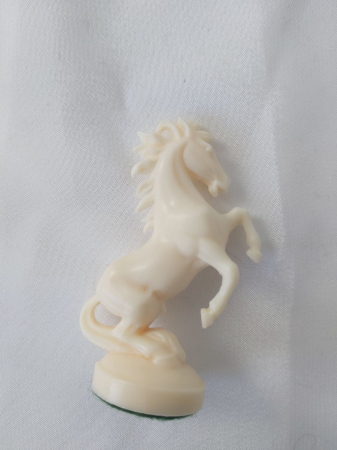 Piese rezerva - Cal alb  rezerva pentru setul tematic din plastic Viking si Evul Mediu