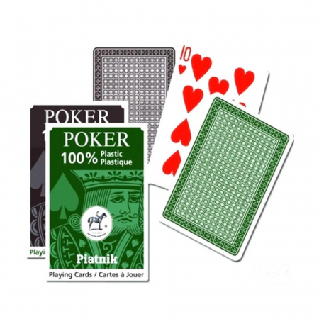 Carti De Joc - Carti de joc 100% plastic Piatnik, Jumbo Index - DESIGILAT