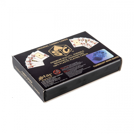 Carti de joc din 100 % plastic  Original Casino Poker [1]