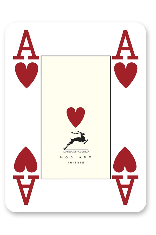 Cărți de joc POKER 4 Jumbo Cristallo - 100% Plastic - Modiano [2]