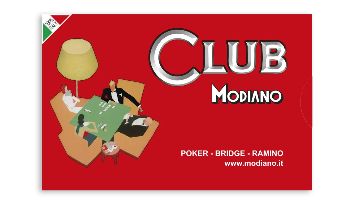 Carti De Joc - Set 2 Pachete Cărți de joc RAMINO CLUB - carton duplex - MODIANO