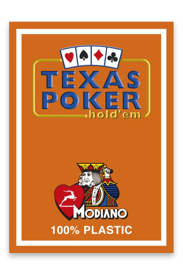Cărți de joc TEXAS POKER - 100% Plastic - Modiano [0]