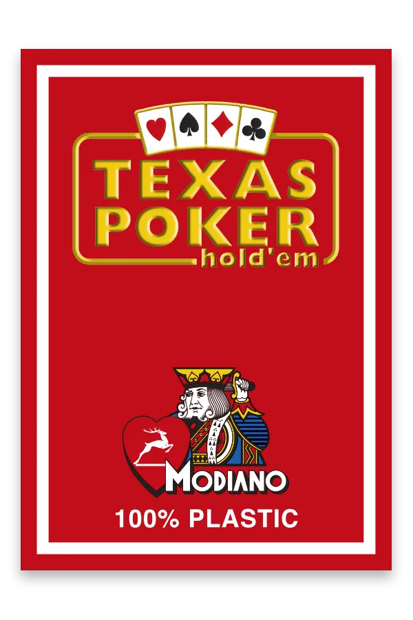 Cărți de joc TEXAS POKER - 100% Plastic - Modiano [0]