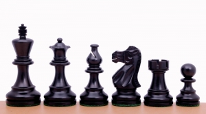 Piese de sah din lemn no. 6 American Clasic Ebonised [2]